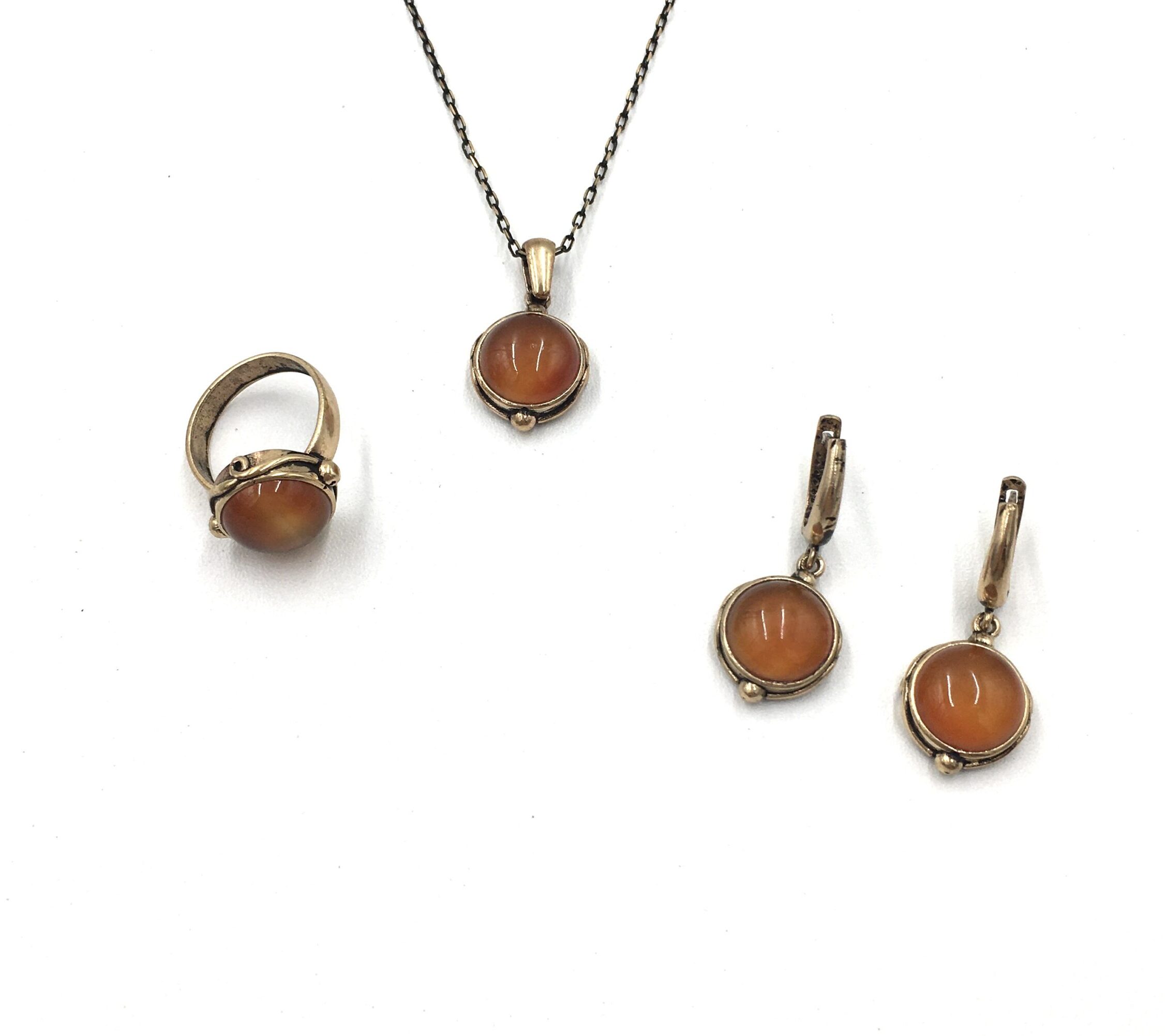 IMG_E2996 Akik Taşı Doğal Taş Otantik Set - Görsel 1