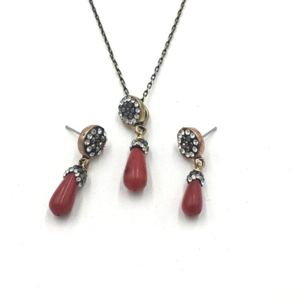 Mini Markazit Mercan Otantik Doğal Taş Set