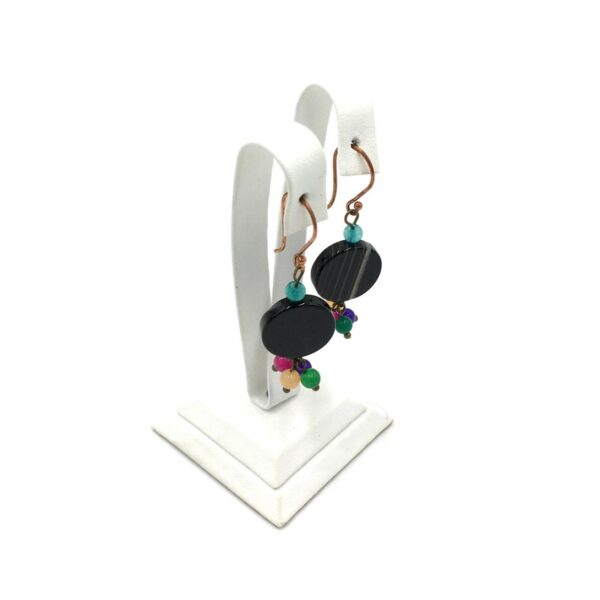 Onix Doğal Taş Otantik Küpe