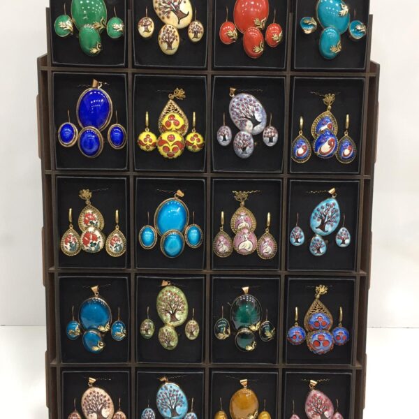 Çİni El İşi Bronz Otantik Set Standı