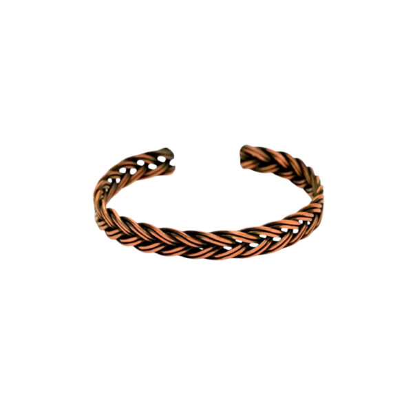 Örme Bakır Bileklik İnce