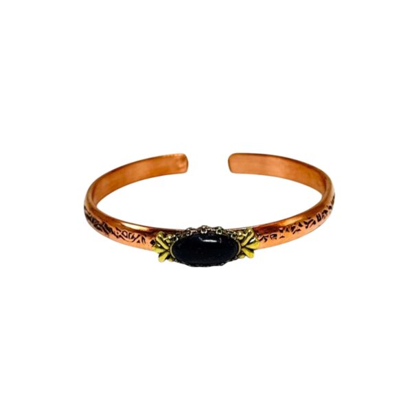 Yıldız Taşı Doğal Taş Bakır Bileklik