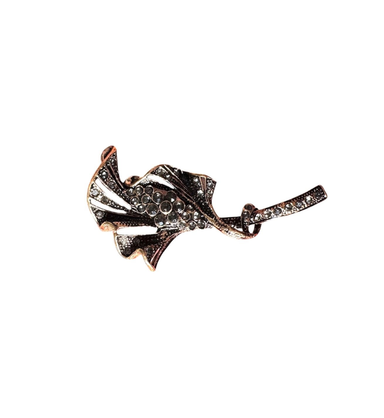 FiyonkZirkonTaşlıDiamondOtantikBroş2 Fiyonk Zirkon Taşlı Diamond Otantik Broş - Görsel 3