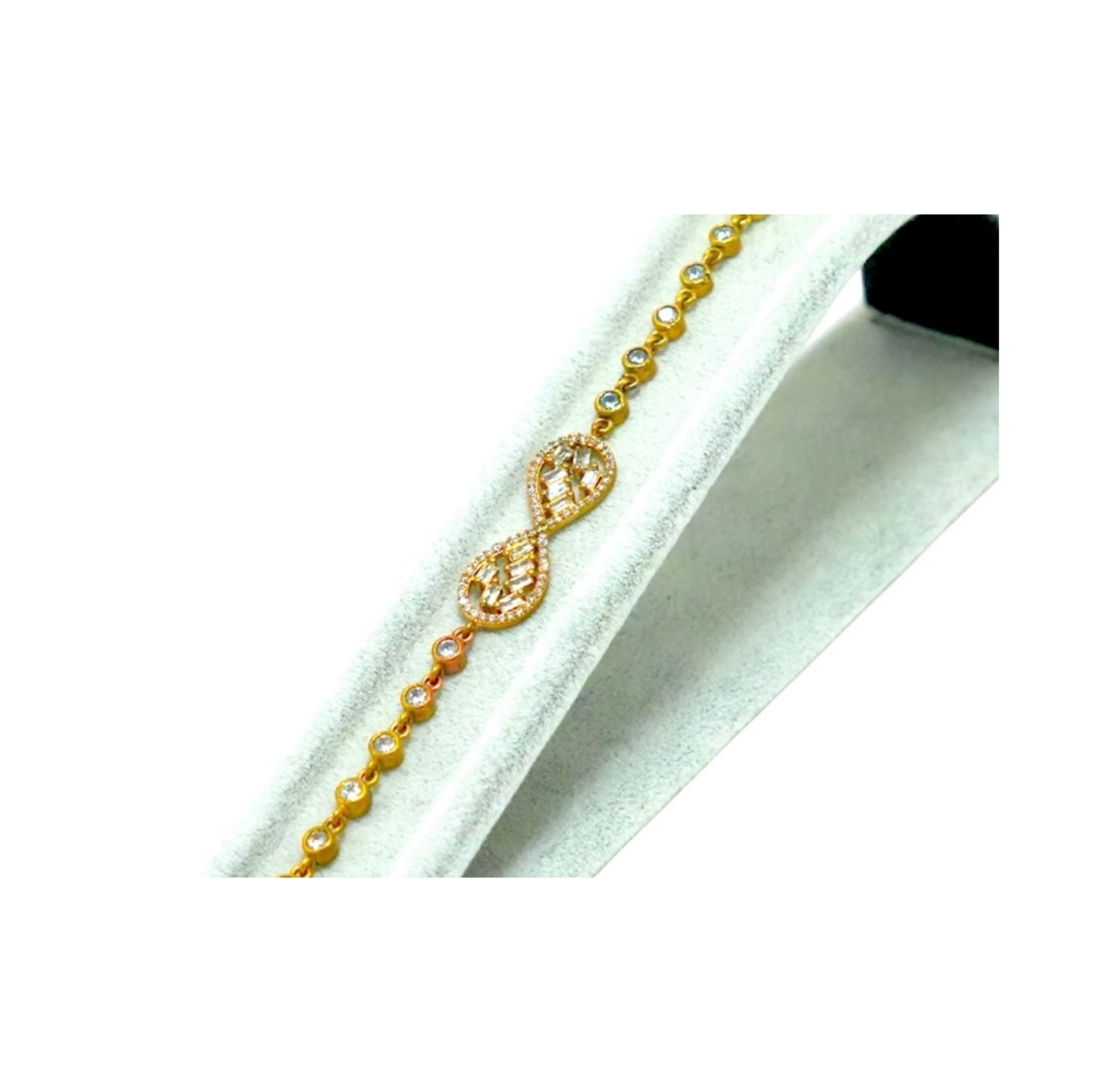 zikonbileklik2 Zirkon Suyolu Otantik Bronz Bileklik - Görsel 3