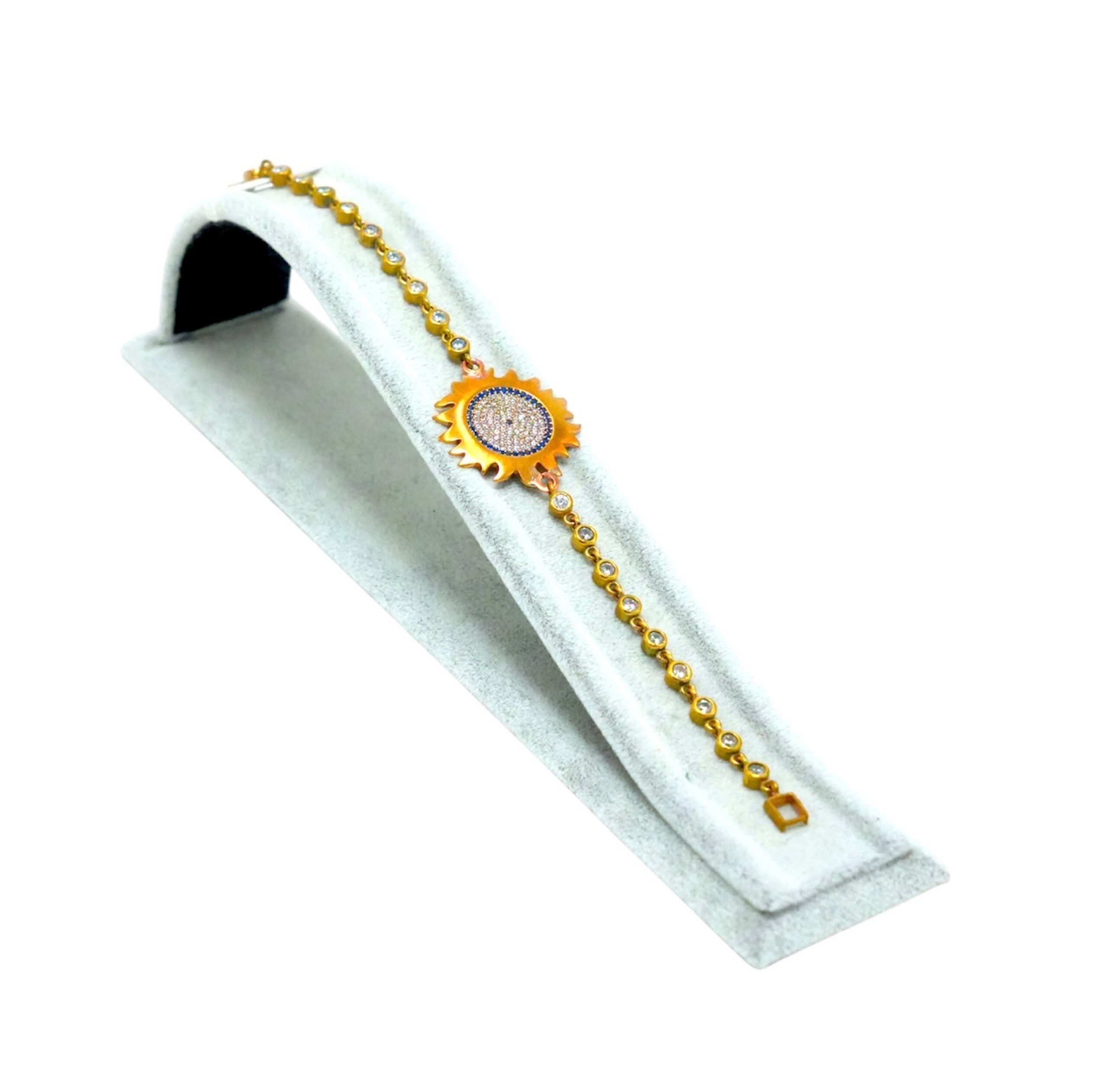 zirknbileklik Zirkon Suyolu Otantik Bronz Bileklik - Görsel 1