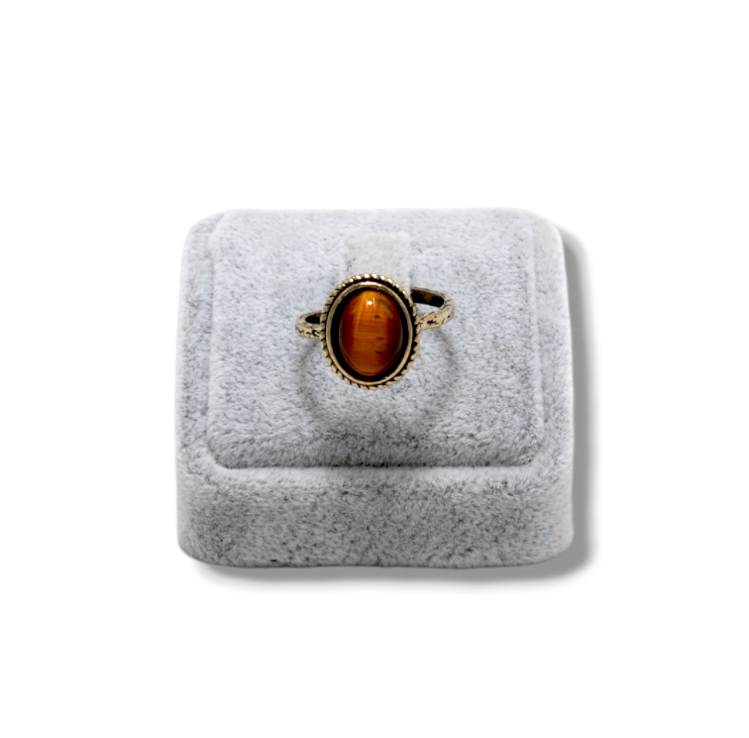 kaplan Kaplan Gözü Doğal Taş Yüzük - Görsel 1